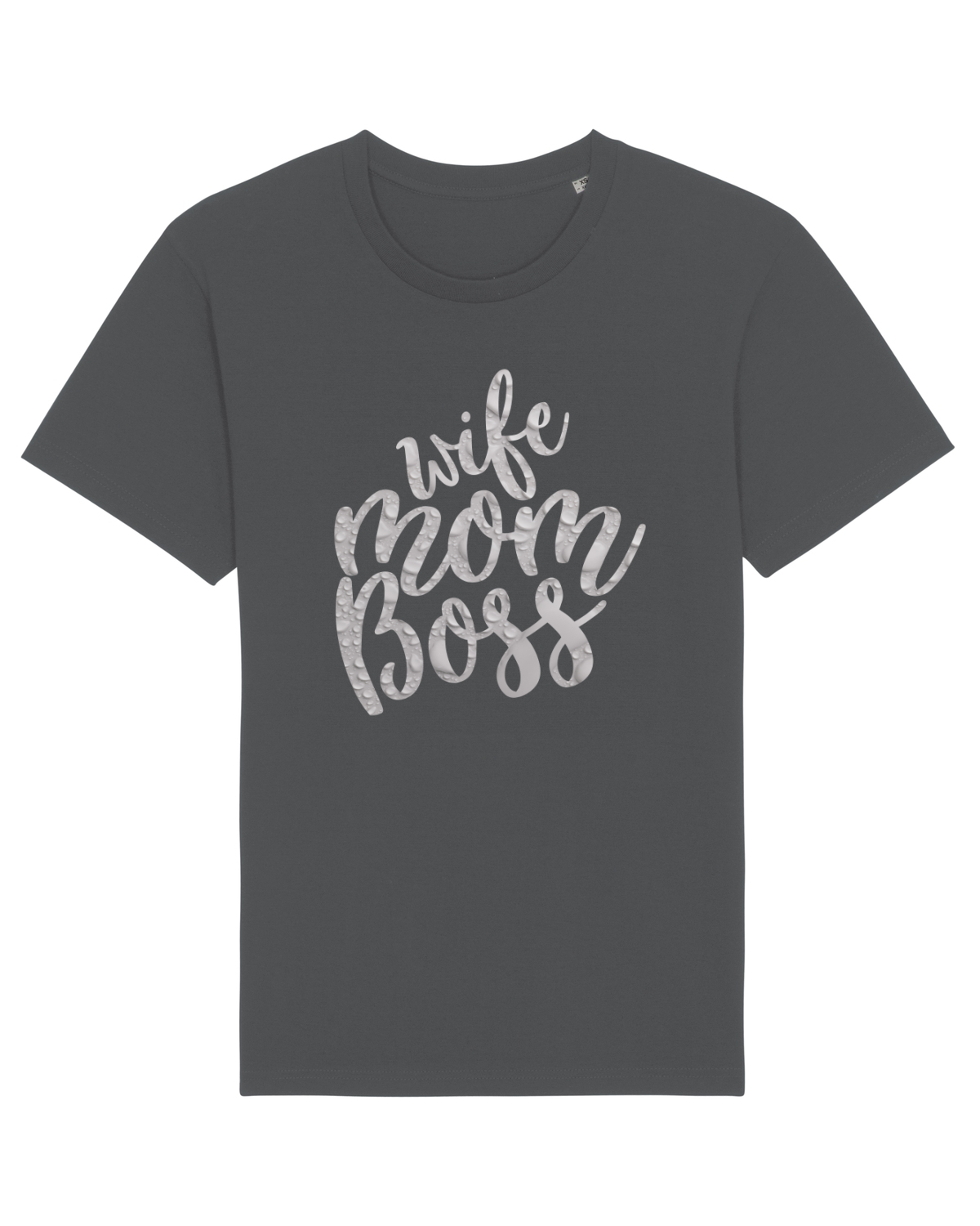 Tricou mânecă scurtă Unisex Rocker Anthracite