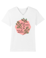 It's a beautiful day. Tricou mânecă scurtă guler V Bărbat Presenter