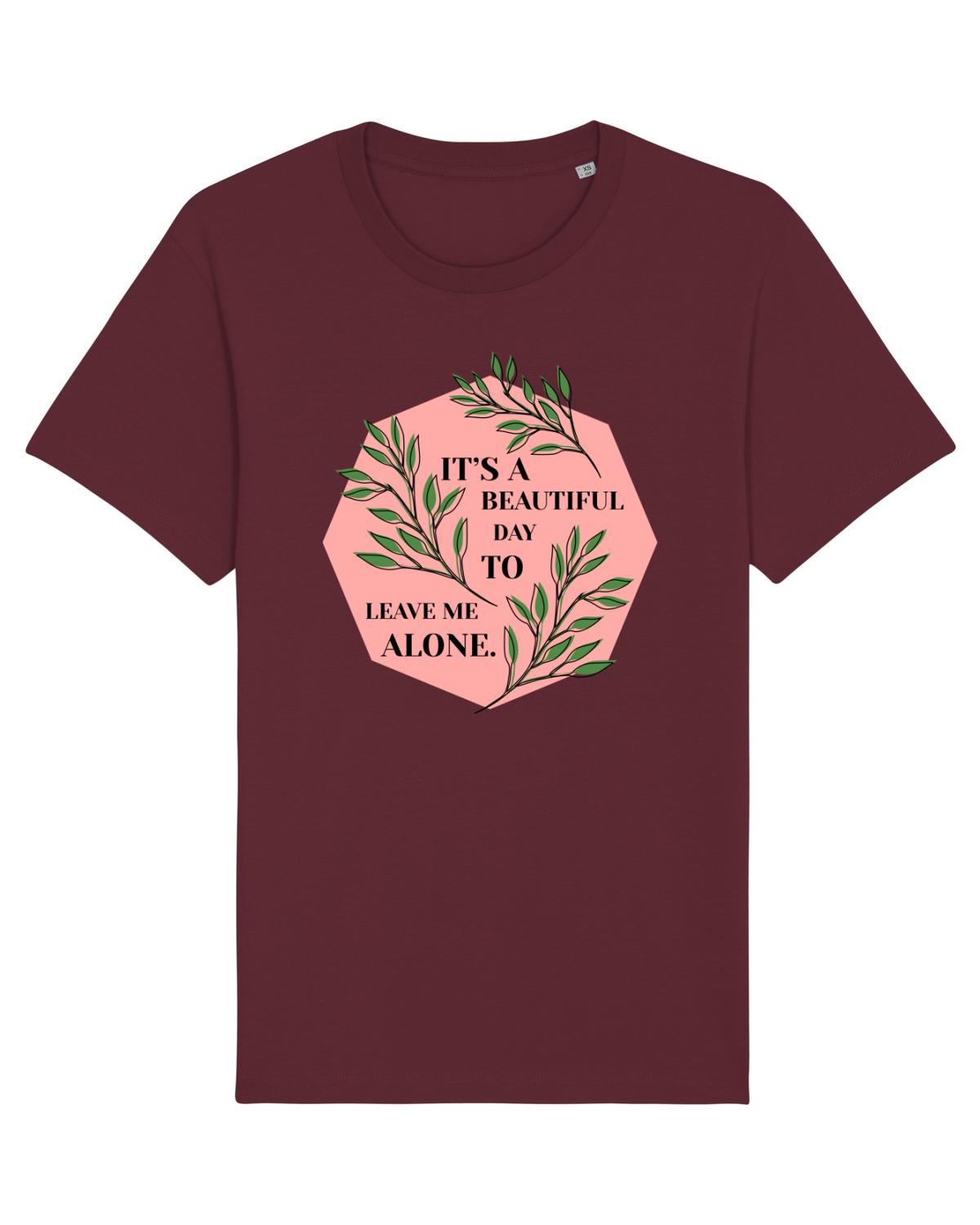 Tricou mânecă scurtă Unisex Rocker Burgundy