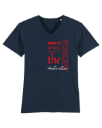 Don't Worry Tricou mânecă scurtă guler V Bărbat Presenter