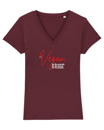 Be Vegan!!! Burgundy