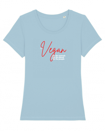 Be Vegan!!! Sky Blue