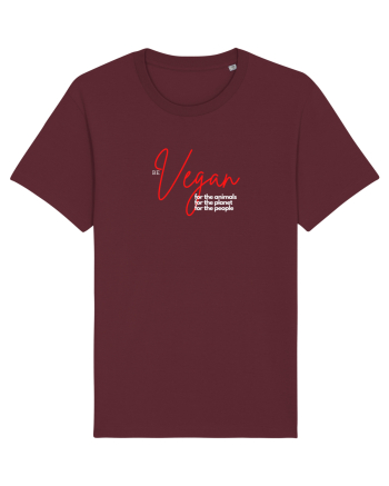 Be Vegan!!! Burgundy