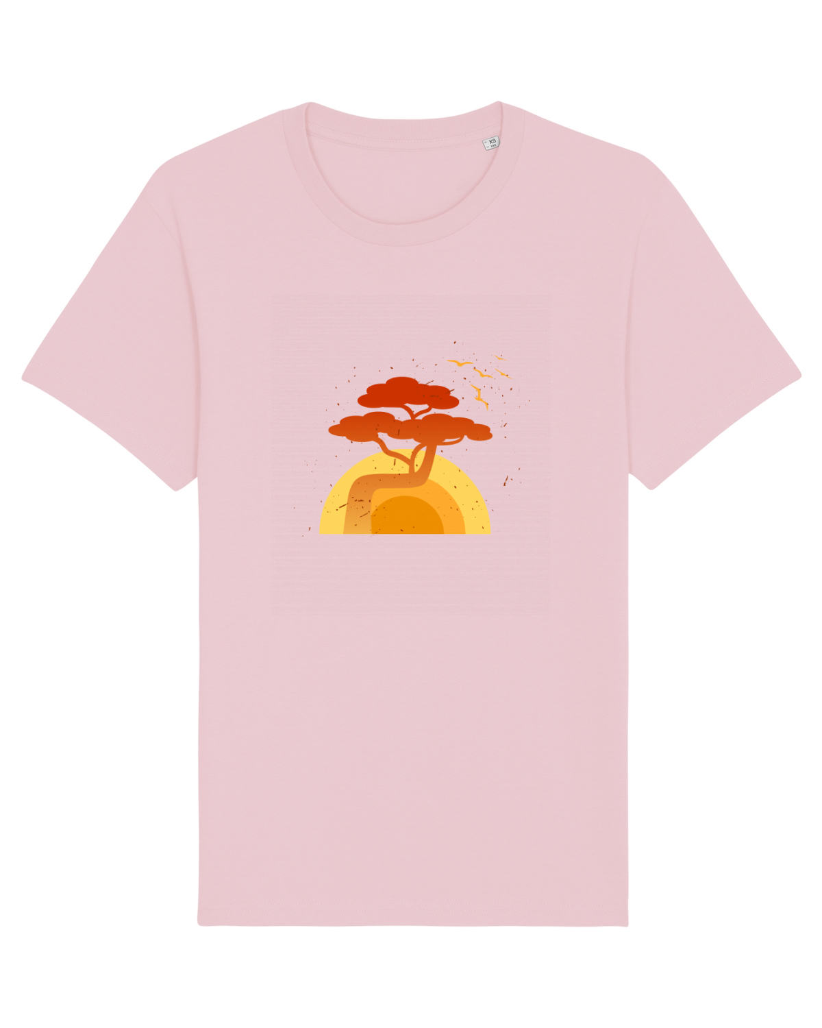 Tricou mânecă scurtă Unisex Rocker Cotton Pink