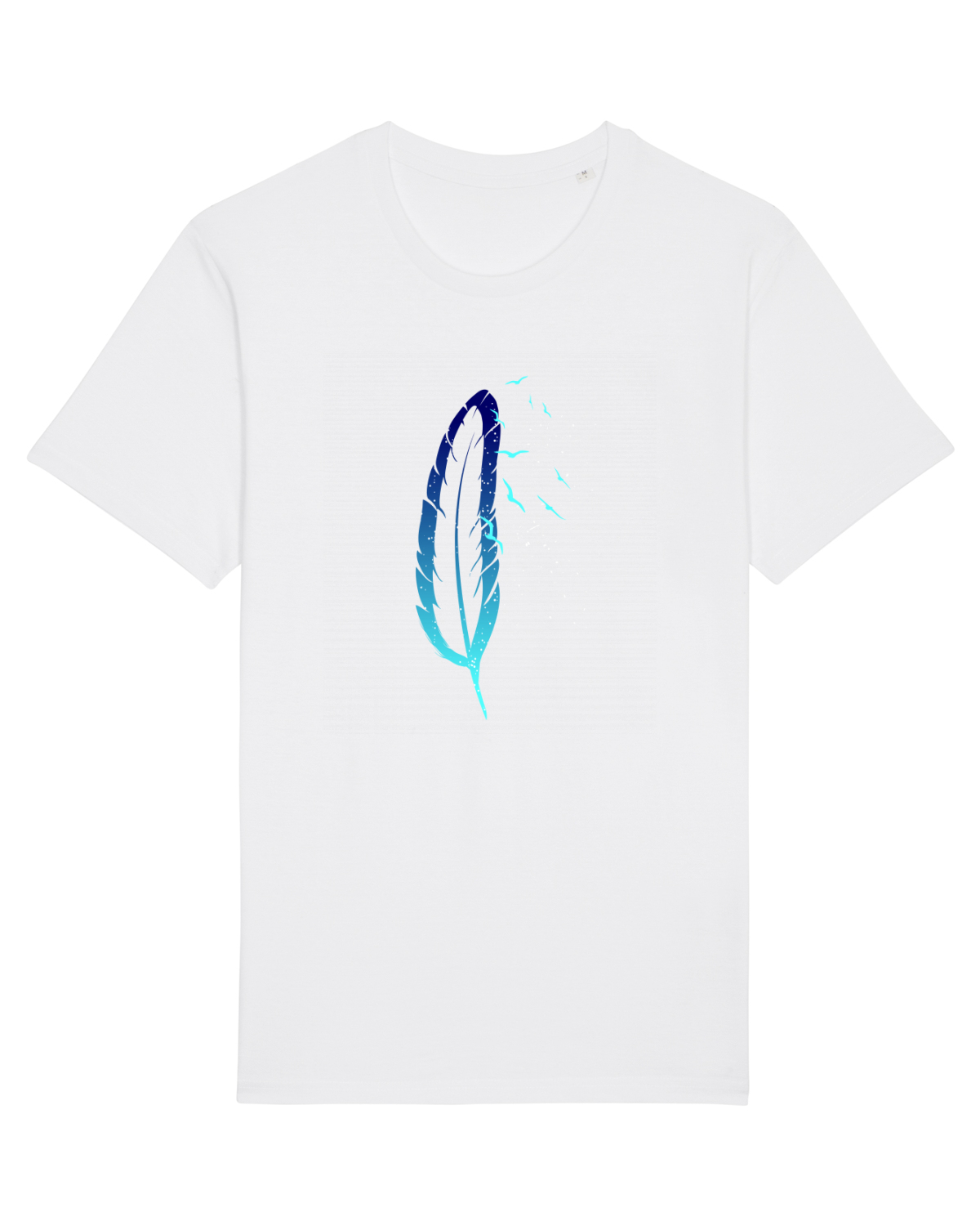 Tricou mânecă scurtă Unisex Rocker White