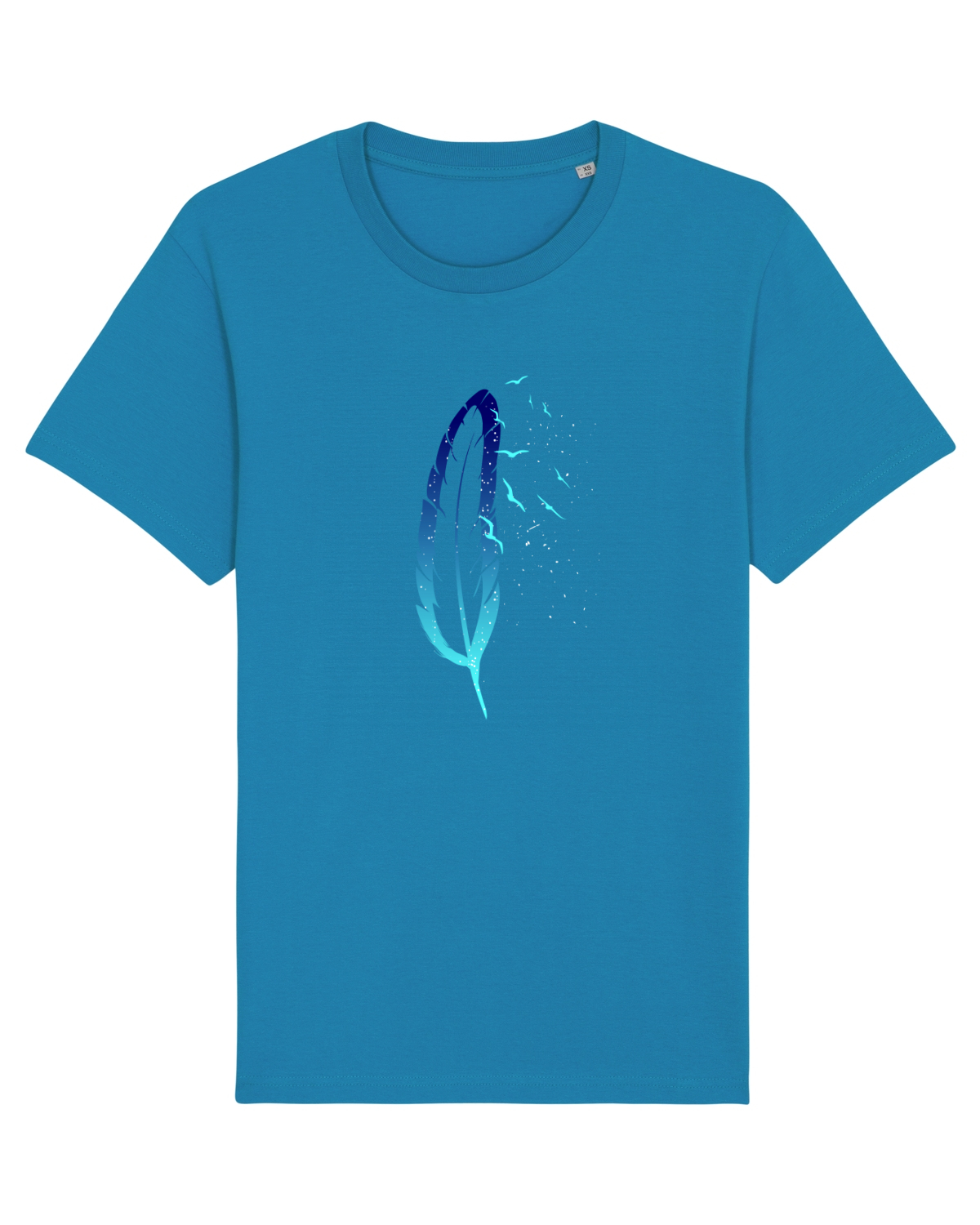 Tricou mânecă scurtă Unisex Rocker Azur