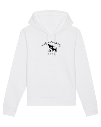 Easily Distracted By Dogs White