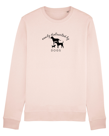 Easily Distracted By Dogs Candy Pink