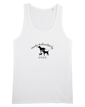 Easily Distracted By Dogs White