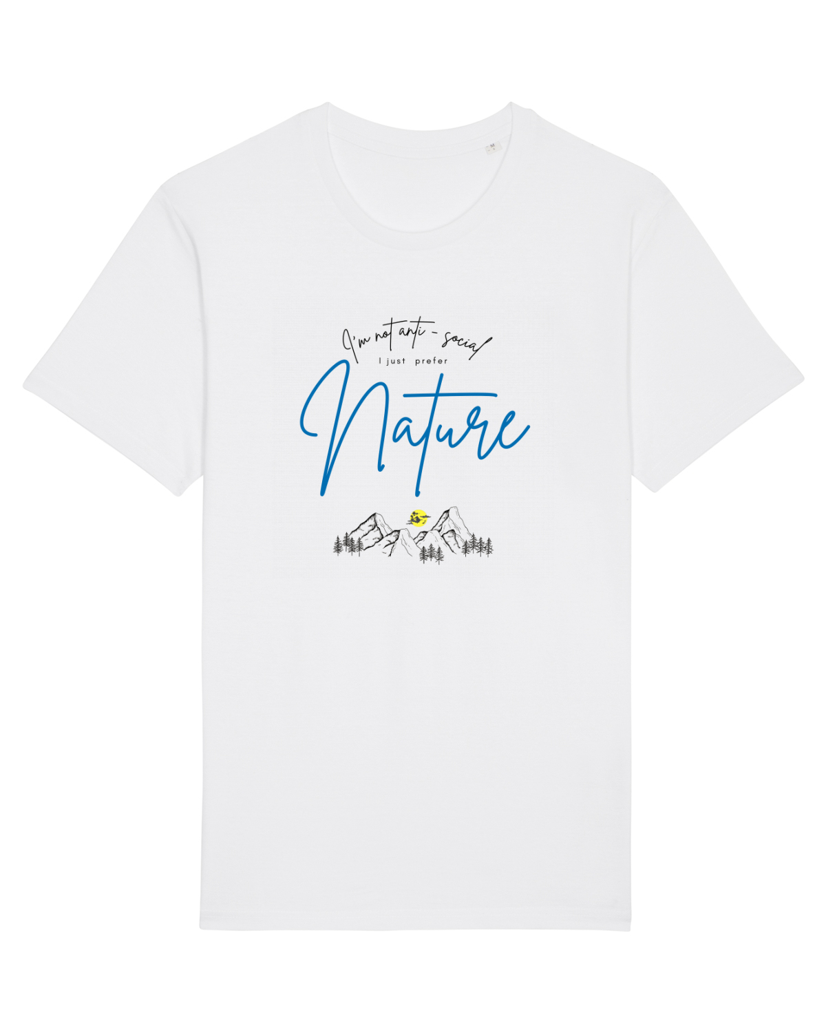 Tricou mânecă scurtă Unisex Rocker White