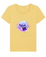 Visator Tricou mânecă scurtă guler larg fitted Damă Expresser