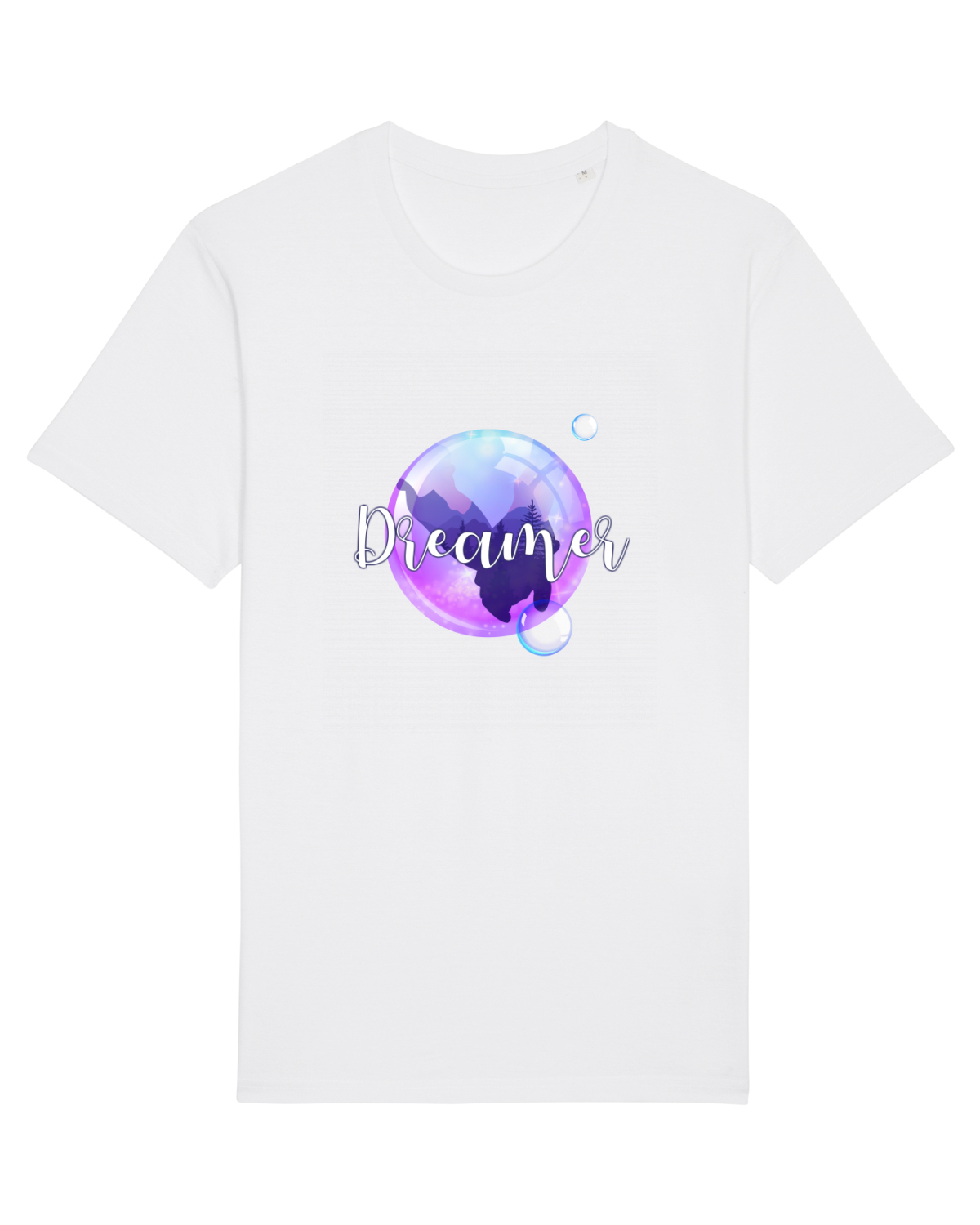Tricou mânecă scurtă Unisex Rocker White