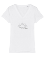 Golden Hour Tricou mânecă scurtă guler V Damă Evoker