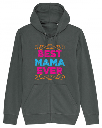 Best Mama Ever Retro Style Anthracite