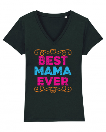 Best Mama Ever Retro Style Black