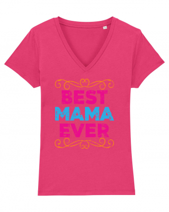 Best Mama Ever Retro Style Raspberry