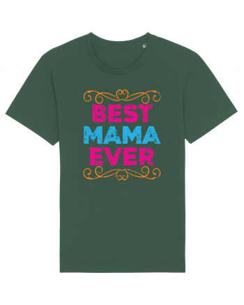 Best Mama Ever Retro Style Bottle Green