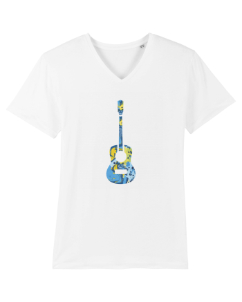 Chitară Funky White