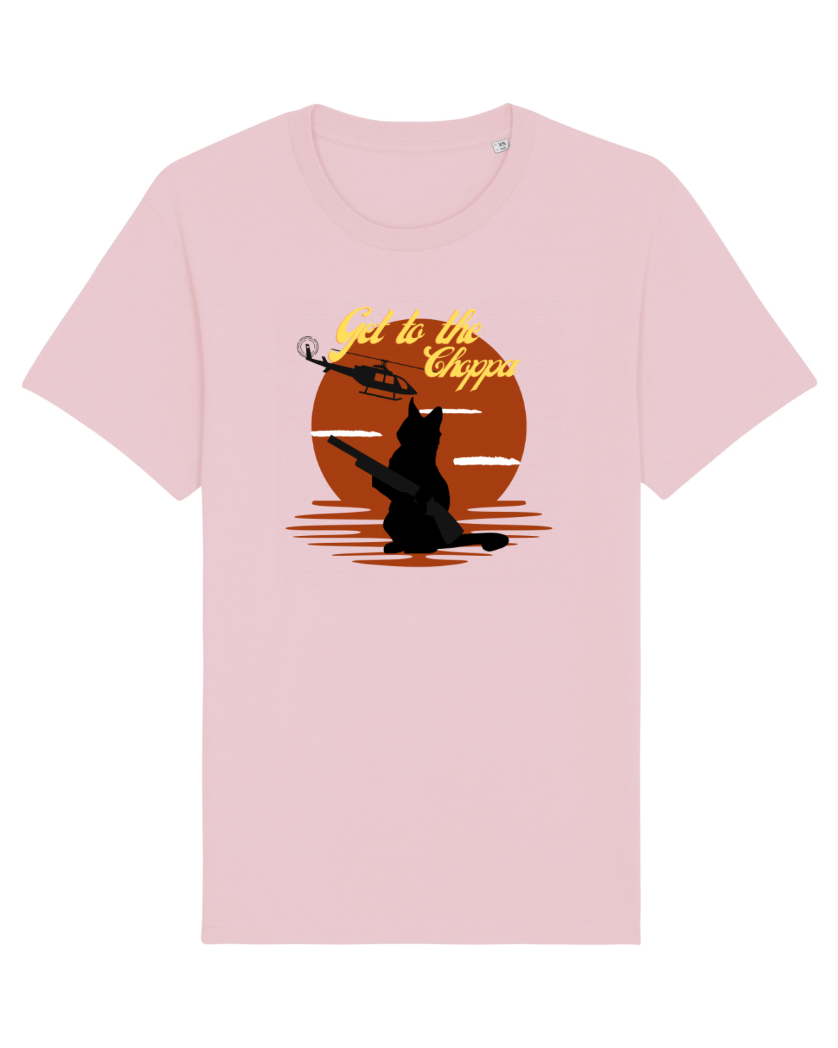 Tricou mânecă scurtă Unisex Rocker Cotton Pink