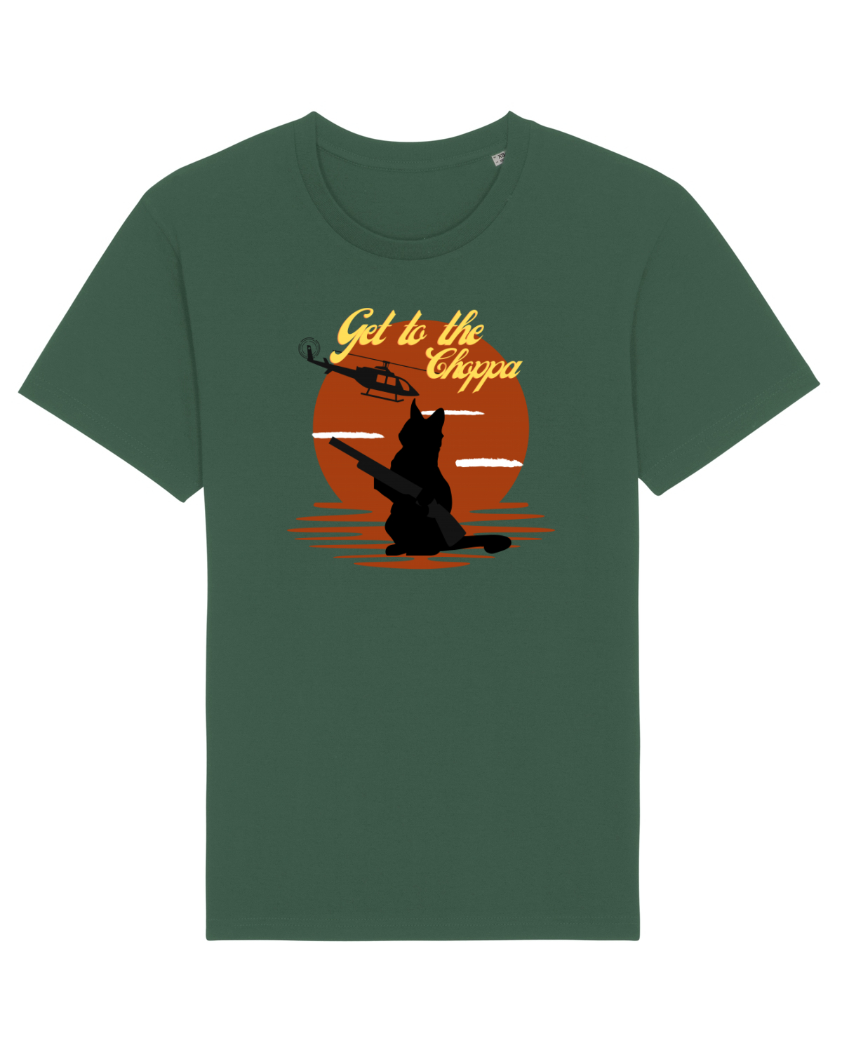 Tricou mânecă scurtă Unisex Rocker Bottle Green