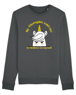Funny unicorn joke. My Therapist told me to believe in myself Bluză mânecă lungă Unisex Rise