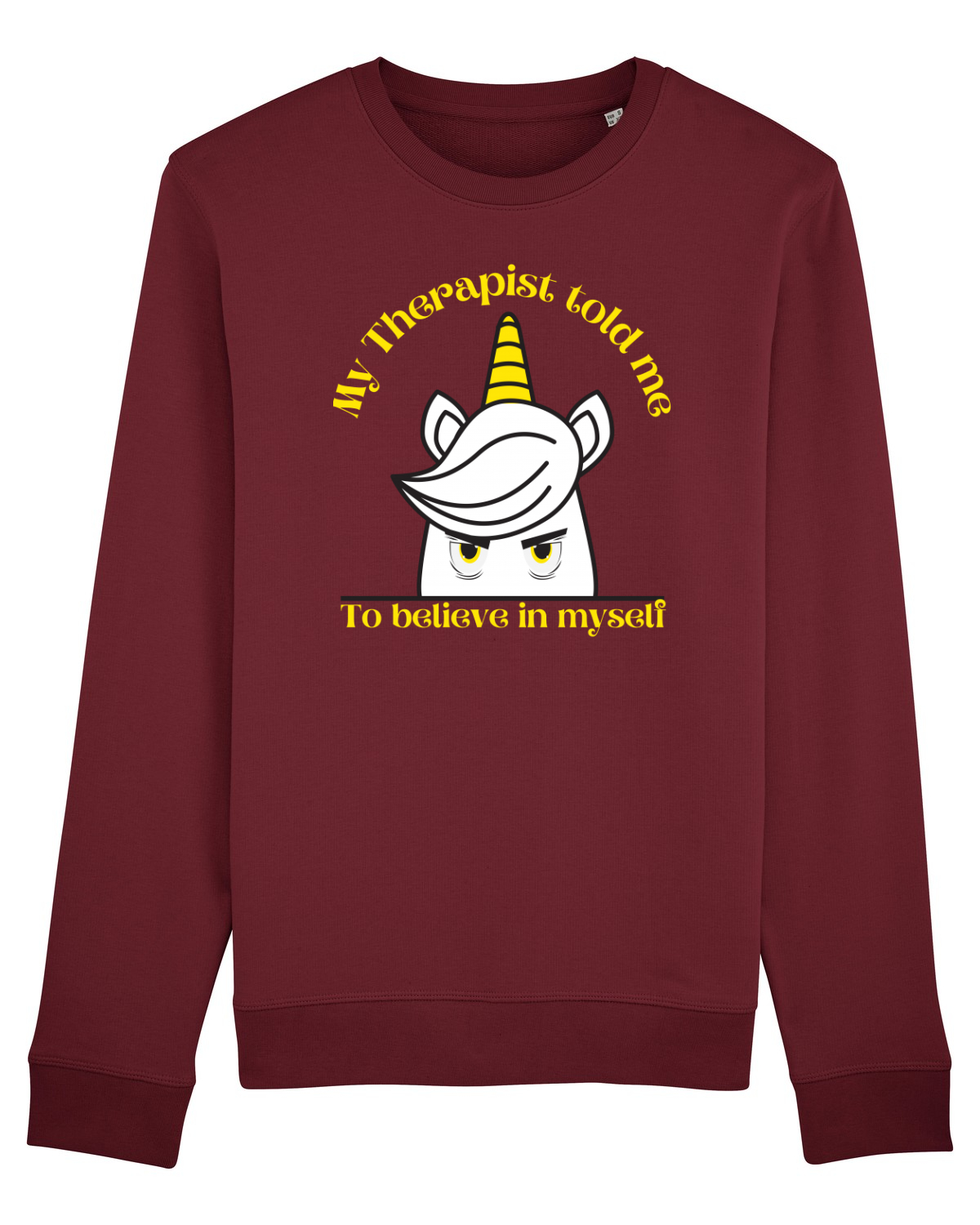 Bluză mânecă lungă Unisex Rise Burgundy