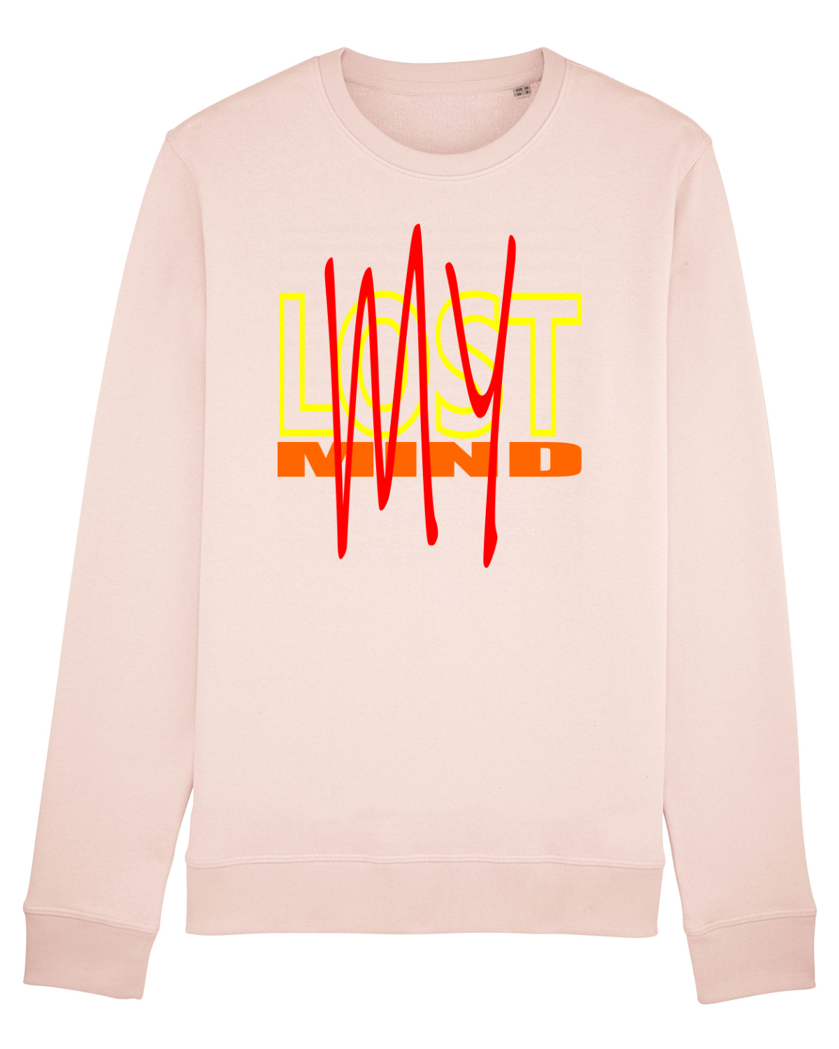 Bluză mânecă lungă Unisex Rise Candy Pink
