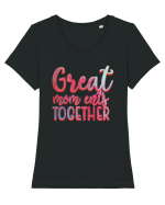 Great Mom Ents Together Tricou mânecă scurtă guler larg fitted Damă Expresser