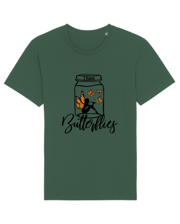 I have Butterflies Bottle Green