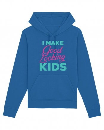 I Make Good Looking Kids Retro Style Royal Blue