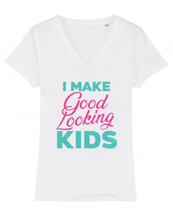 I Make Good Looking Kids Retro Style White