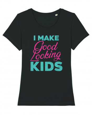 I Make Good Looking Kids Retro Style Black