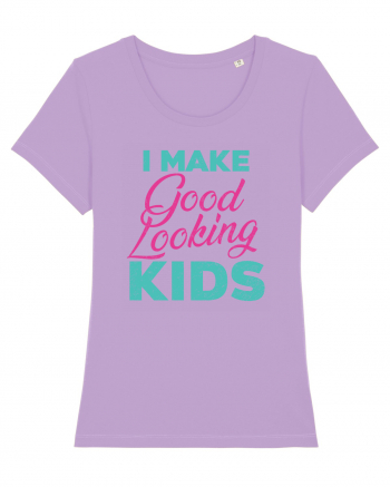 I Make Good Looking Kids Retro Style Lavender Dawn