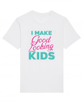 I Make Good Looking Kids Retro Style White