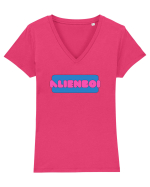 alienboi BUBBLEGUM Tricou mânecă scurtă guler V Damă Evoker