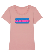 alienboi BUBBLEGUM Tricou mânecă scurtă guler larg fitted Damă Expresser