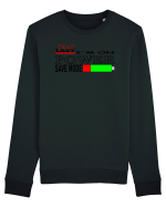 Pwer Save Mode Bluză mânecă lungă Unisex Rise