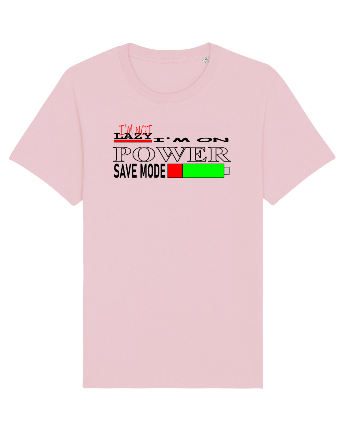 Tricou mânecă scurtă Unisex Rocker Cotton Pink