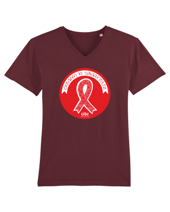 HIV - Credem în solidaritate Burgundy