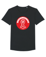 HIV - Credem în solidaritate Tricou mânecă scurtă guler larg Bărbat Skater
