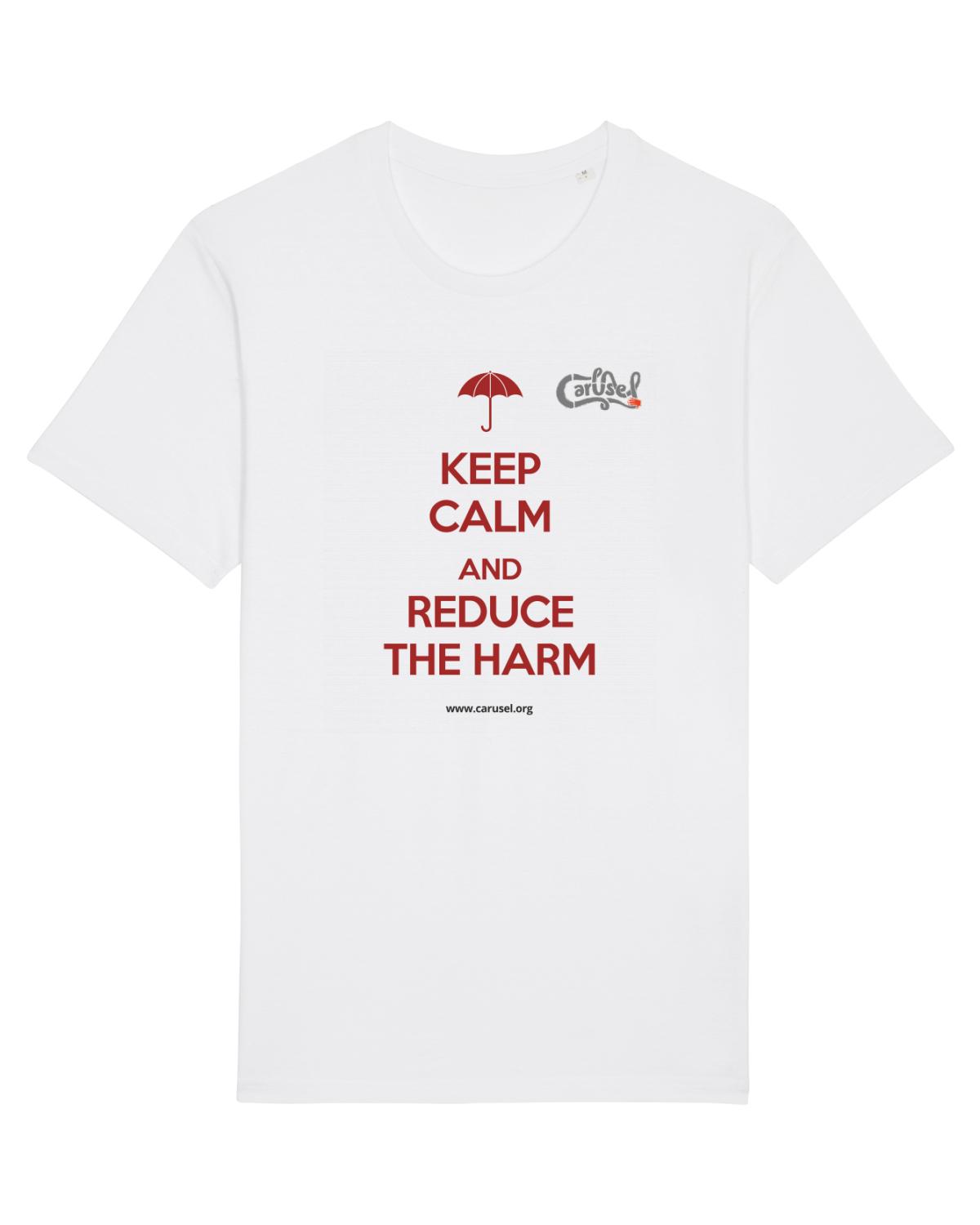 Tricou mânecă scurtă Unisex Rocker White