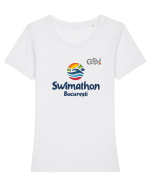 Swimathon Tricou mânecă scurtă guler larg fitted Damă Expresser