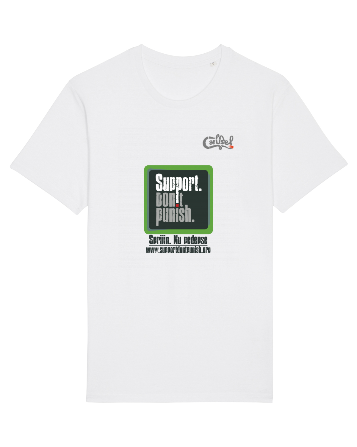 Tricou mânecă scurtă Unisex Rocker White