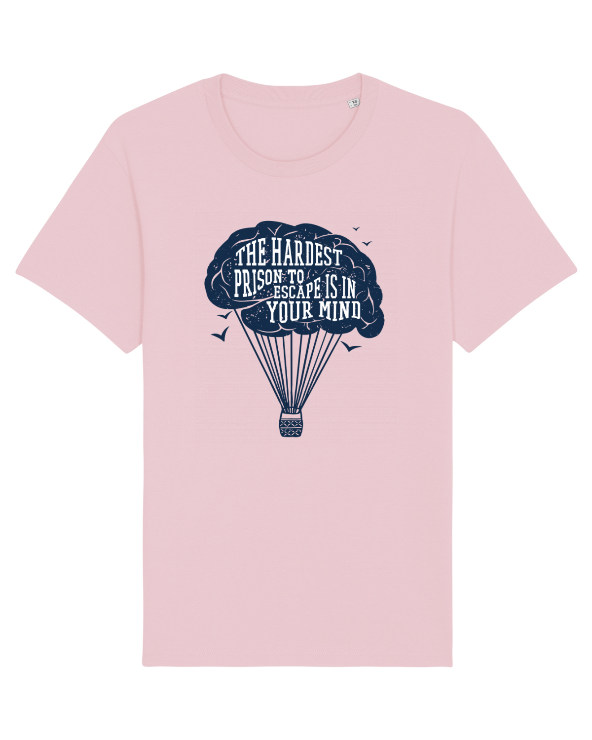Tricou mânecă scurtă Unisex Rocker Cotton Pink