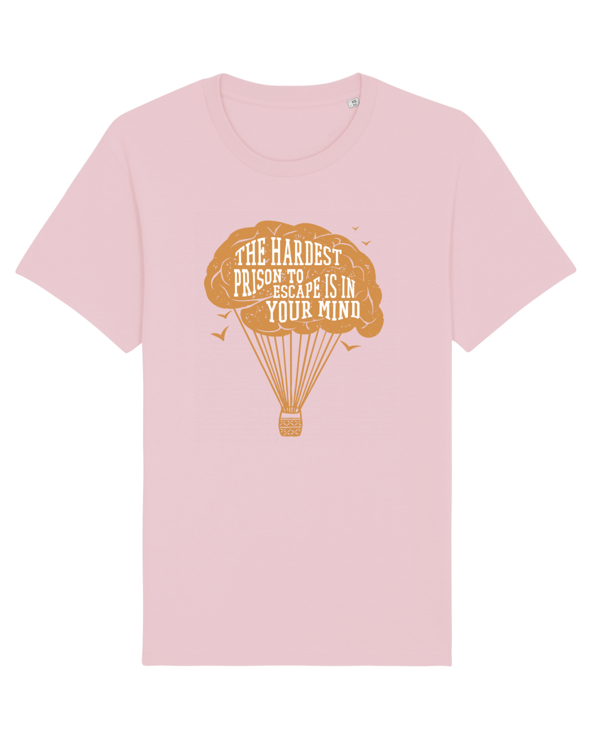 Tricou mânecă scurtă Unisex Rocker Cotton Pink