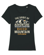 Adventure Bucegi Mountains Tricou mânecă scurtă guler larg fitted Damă Expresser