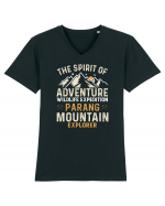 Adventure Parang Mountains Tricou mânecă scurtă guler V Bărbat Presenter