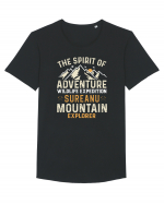 Adventure Sureanu Mountains Tricou mânecă scurtă guler larg Bărbat Skater