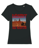 Desert Tricou mânecă scurtă guler larg fitted Damă Expresser