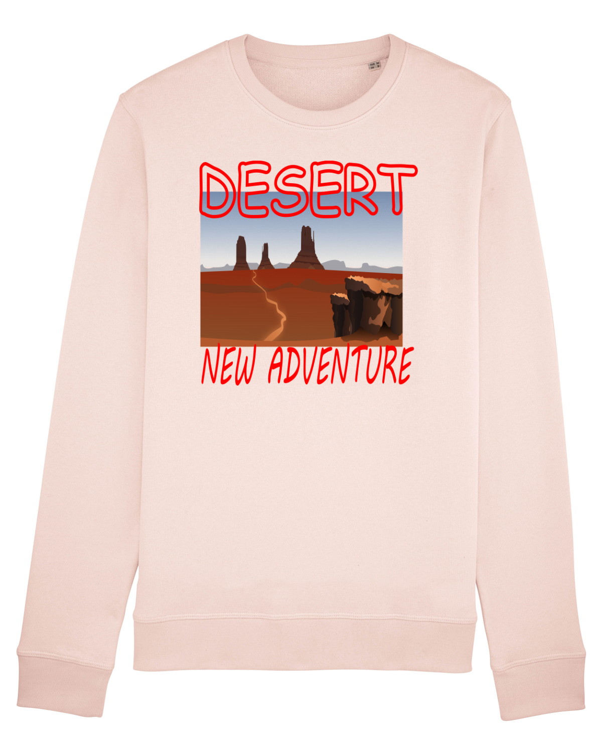 Bluză mânecă lungă Unisex Rise Candy Pink